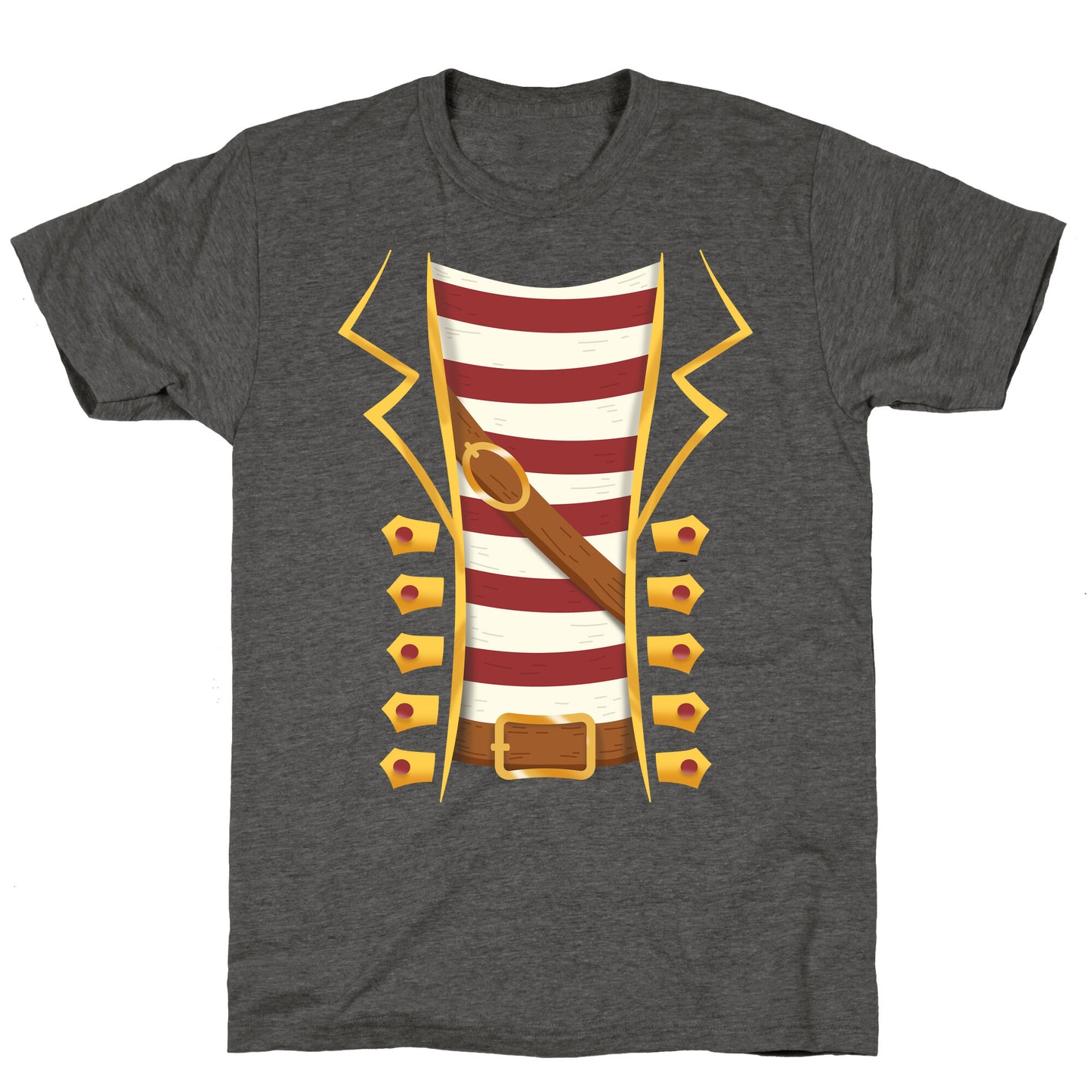Buccaneer Halloween Pirate Costume Unisex Triblend Tee
