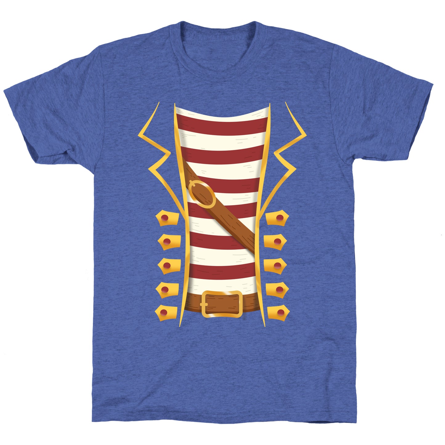Buccaneer Halloween Pirate Costume Unisex Triblend Tee