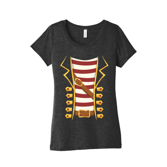 Buccaneer Halloween Pirate Costume Womens Triblend Tee