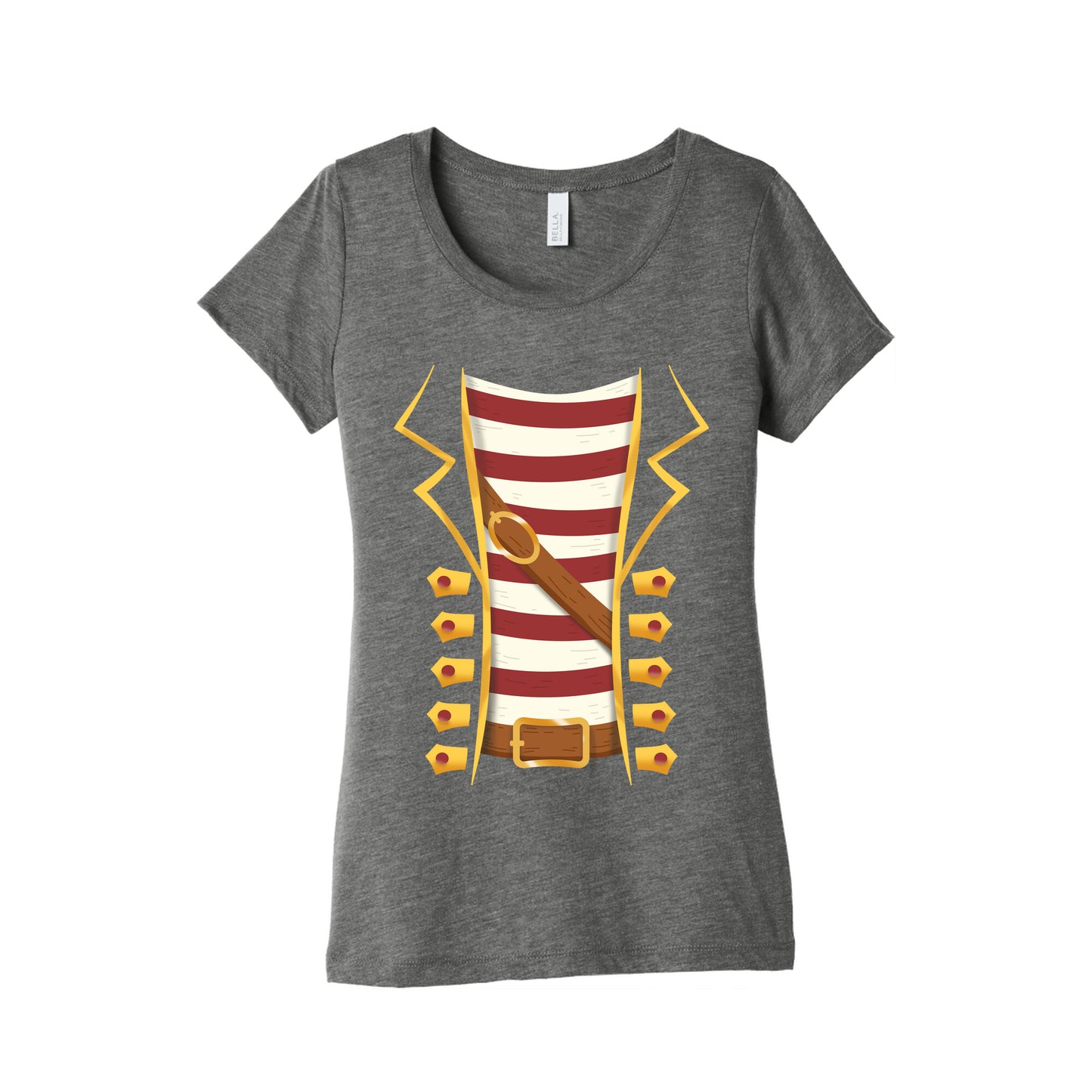 Buccaneer Halloween Pirate Costume Womens Triblend Tee
