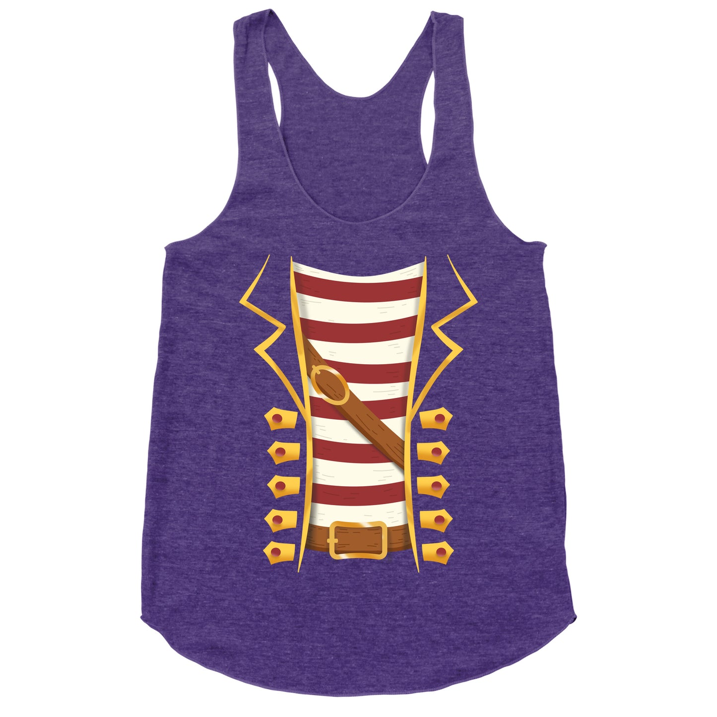 Buccaneer Halloween Pirate Costume Racerback Tank