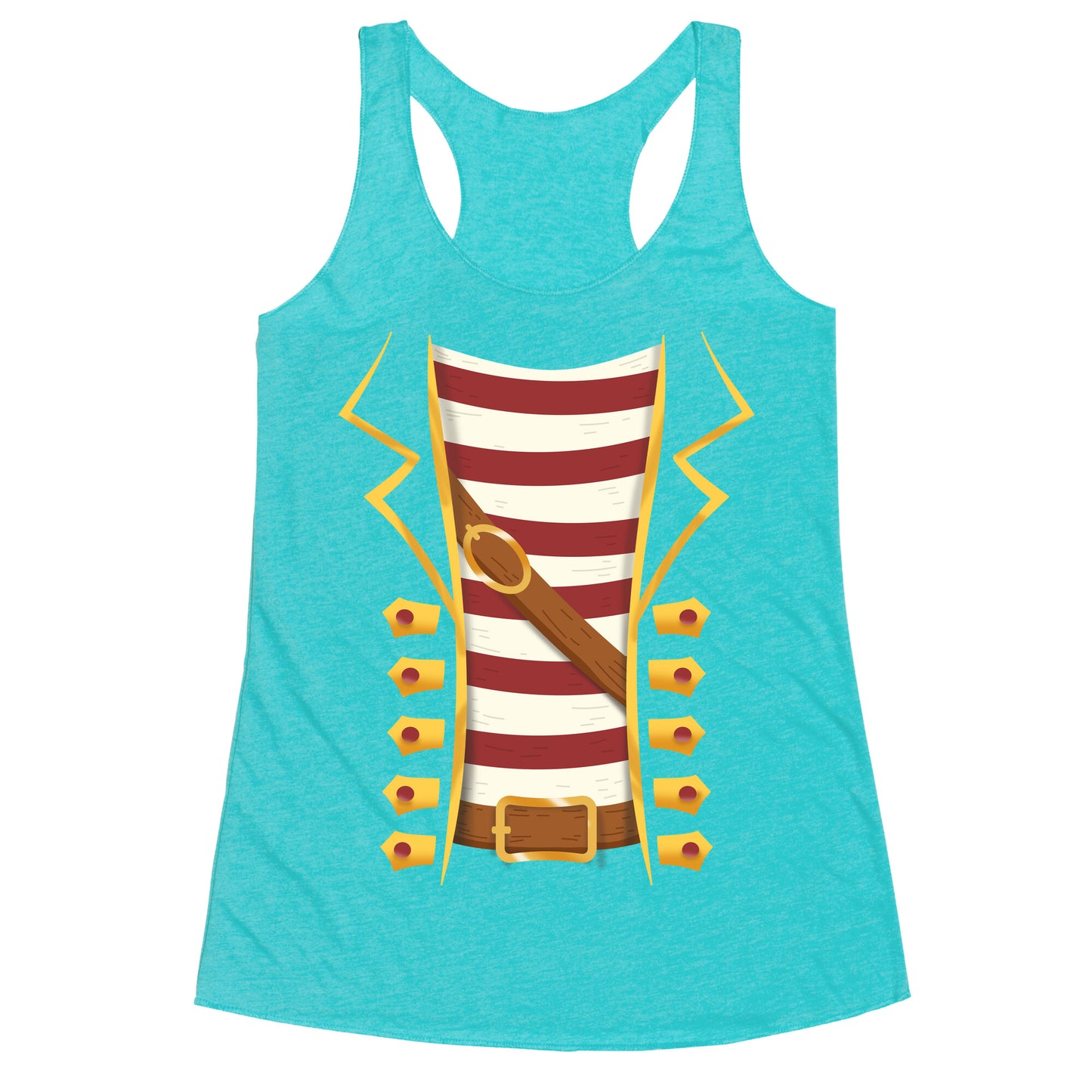 Buccaneer Halloween Pirate Costume Racerback Tank