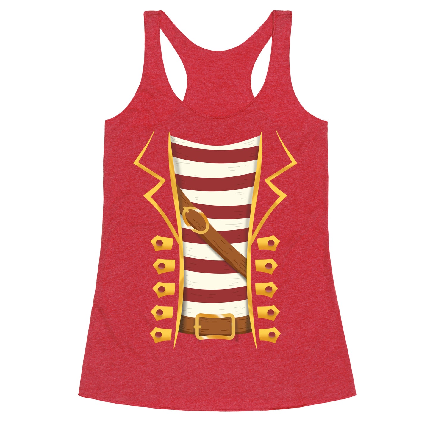 Buccaneer Halloween Pirate Costume Racerback Tank