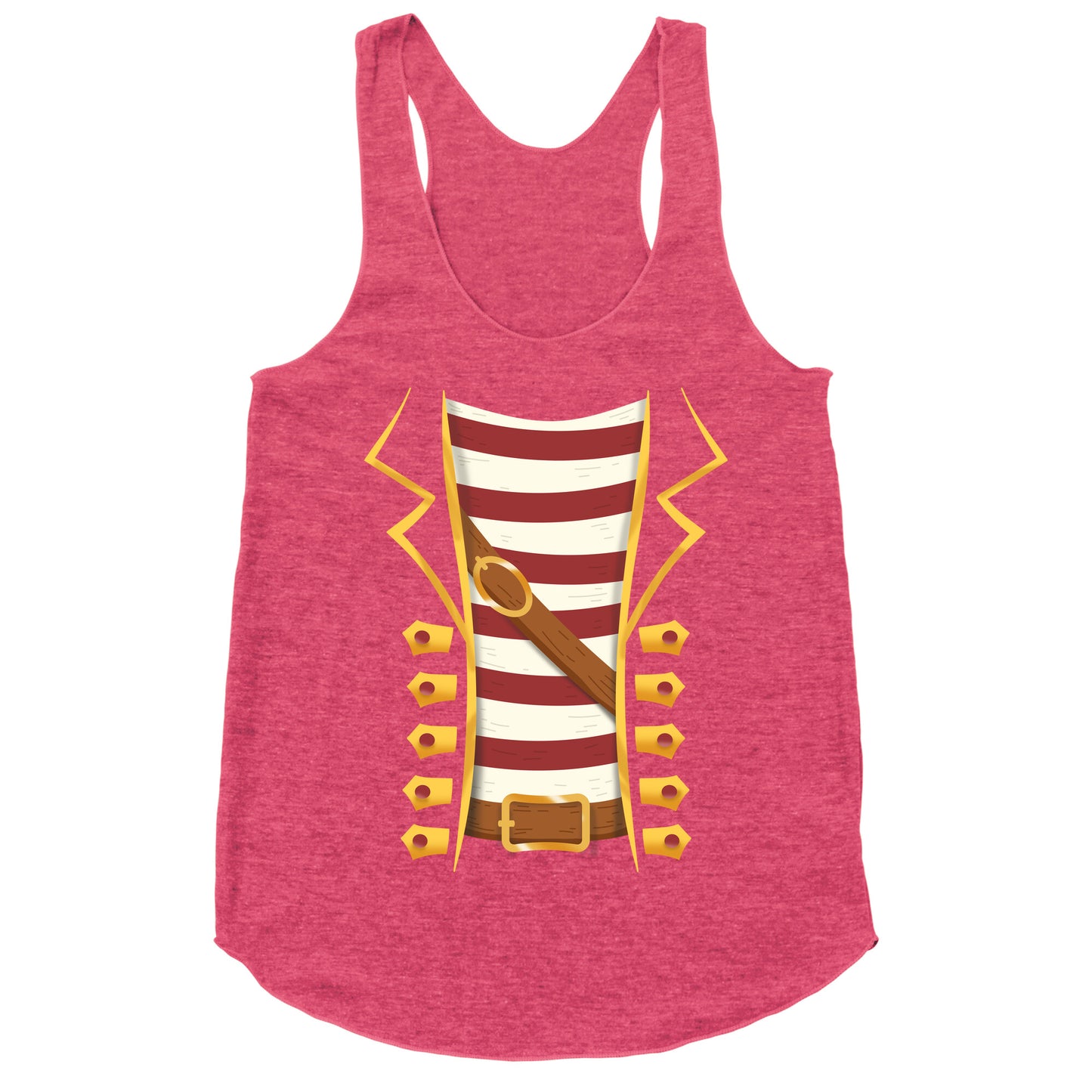 Buccaneer Halloween Pirate Costume Racerback Tank