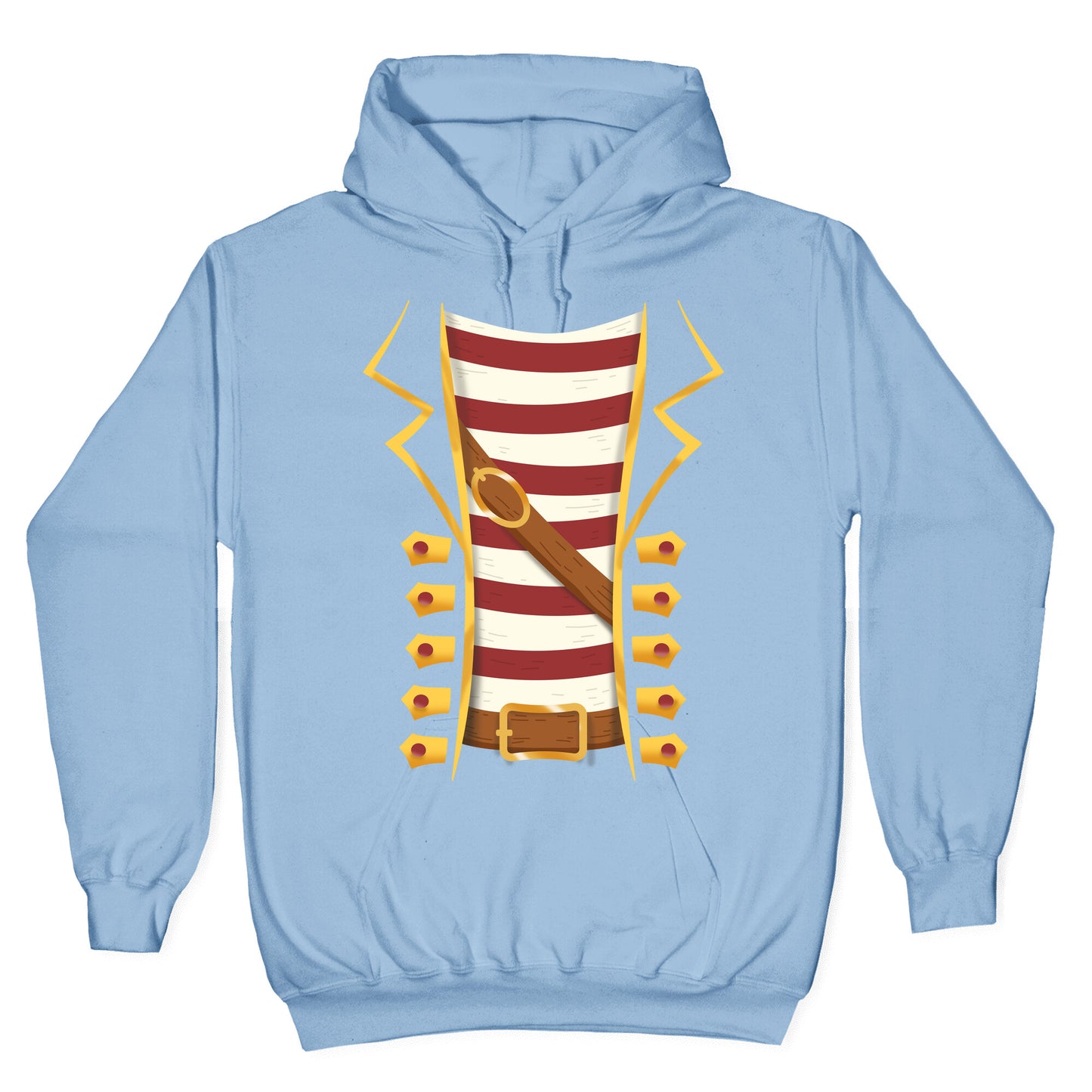 Buccaneer Halloween Pirate Costume Hoodie
