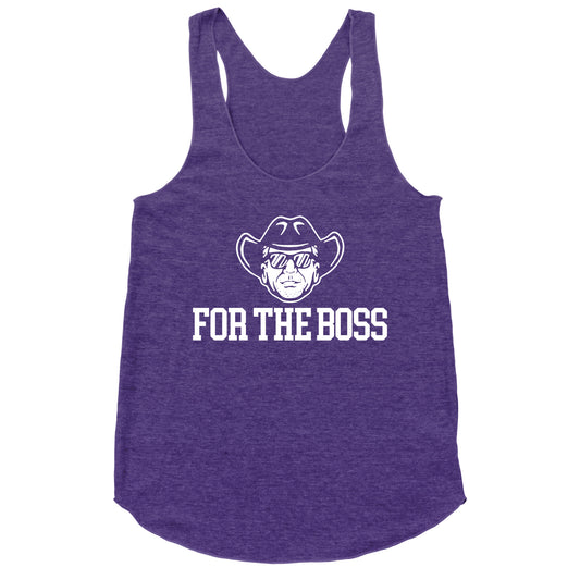 For the Boss Irsay Racerback Tank
