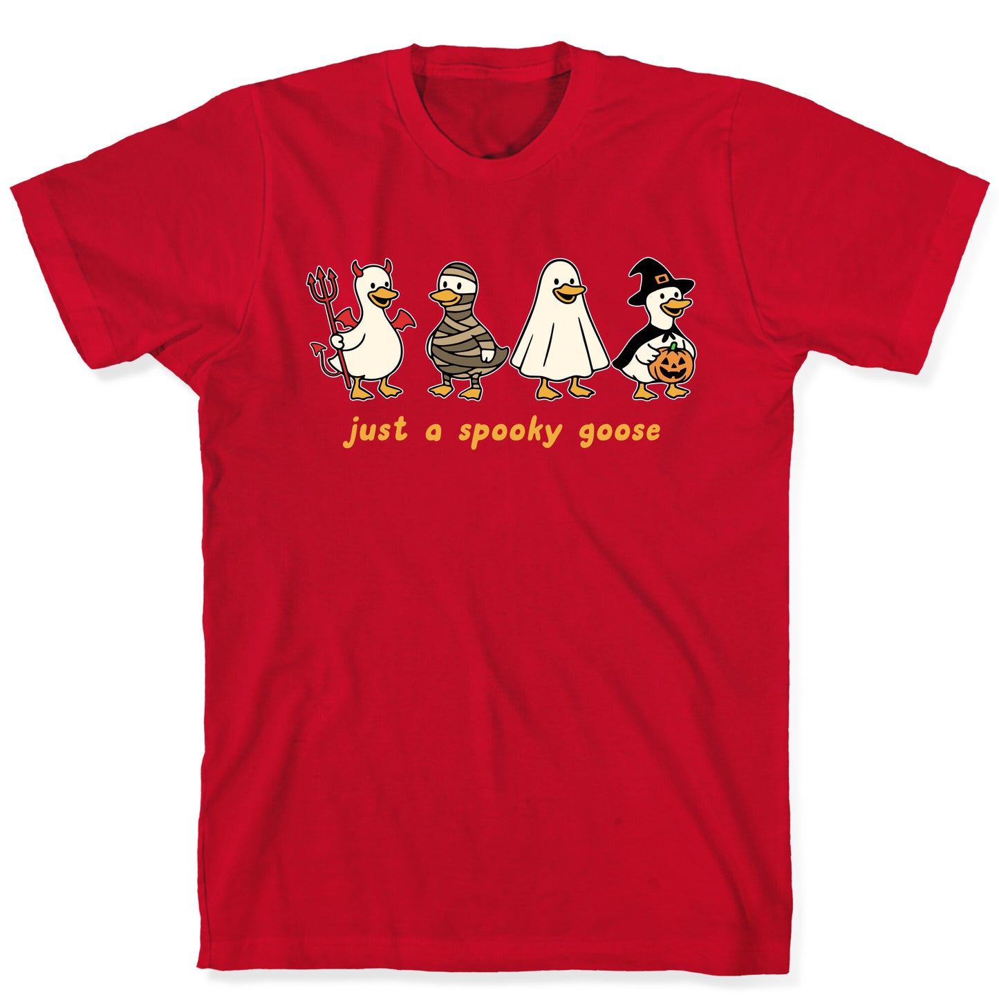 Halloween Just A Spooky Goose T-Shirt