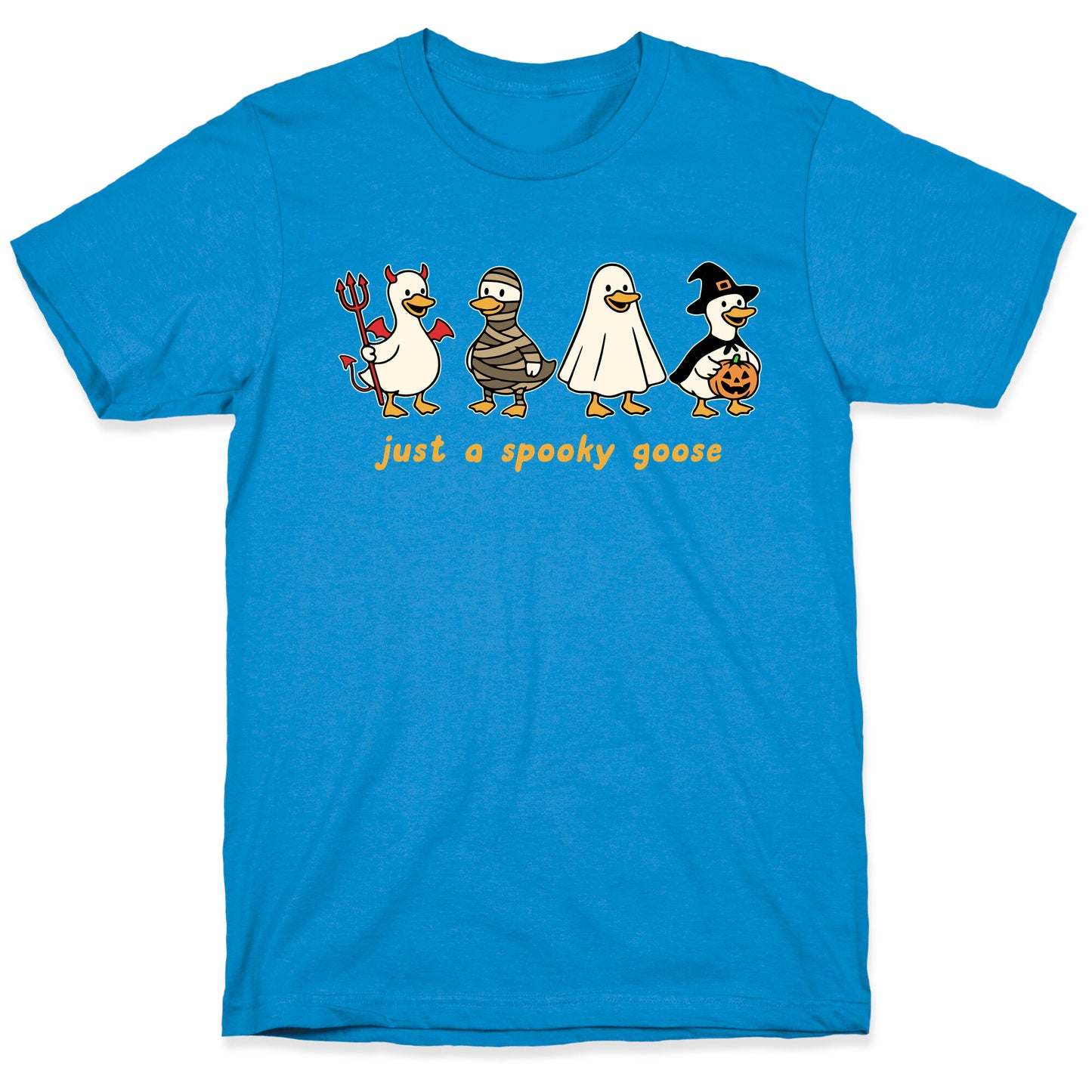 Halloween Just A Spooky Goose T-Shirt