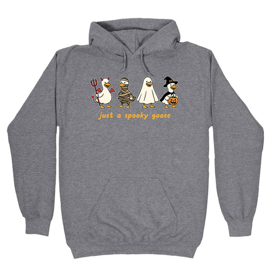 Halloween Just A Spooky Goose Hoodie