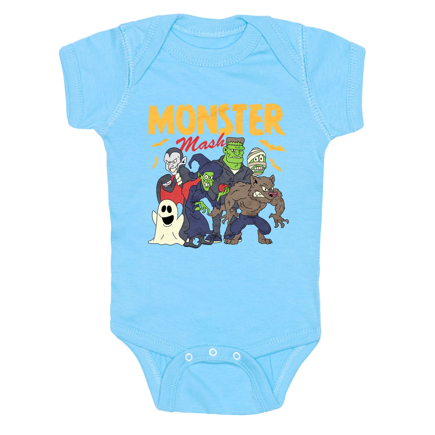 Halloween Monster Mash Baby One-Piece