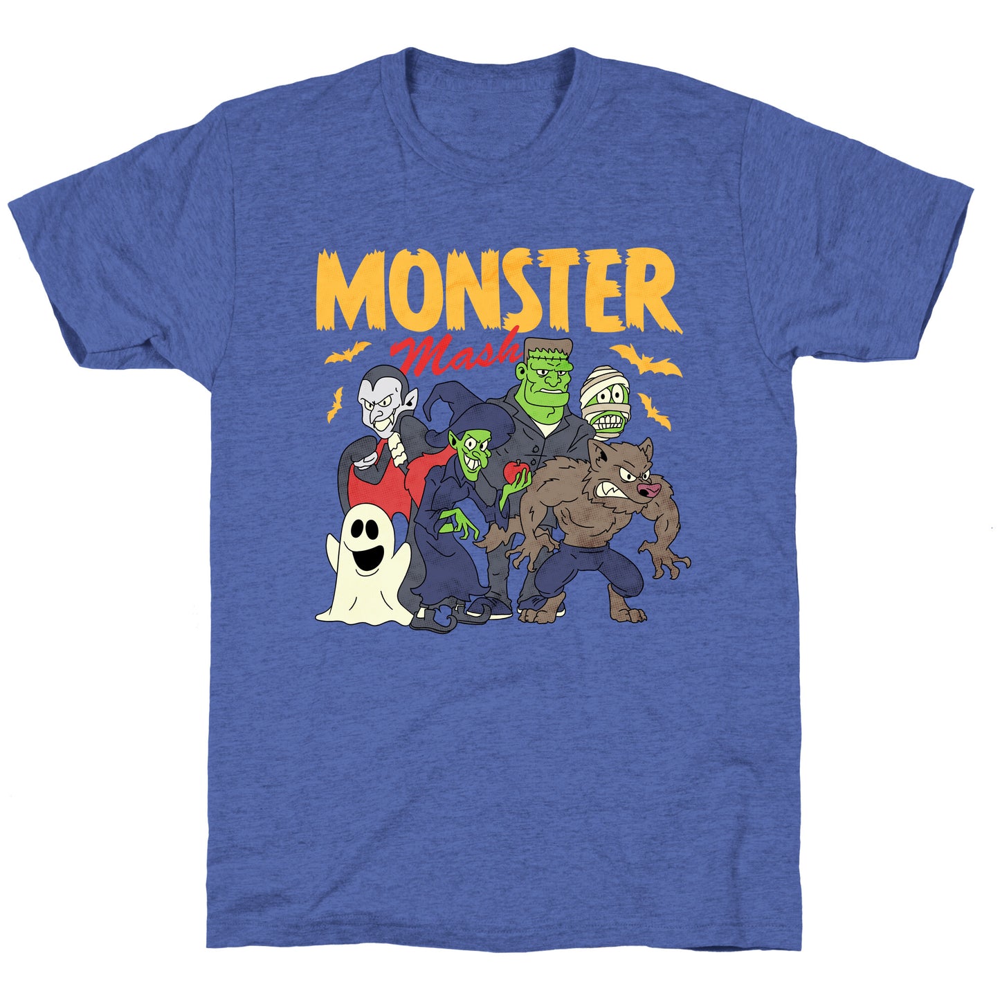 Halloween Monster Mash Unisex Triblend Tee