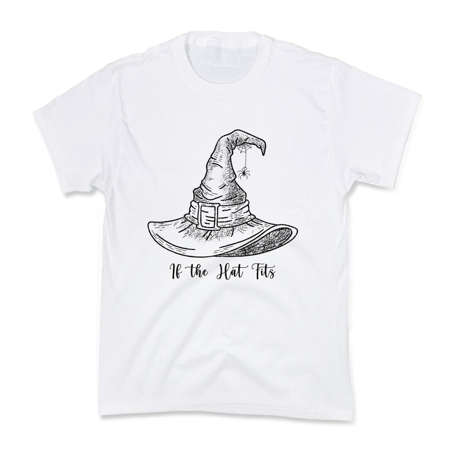 If the Hat Fits Halloween Witch Kids Tee