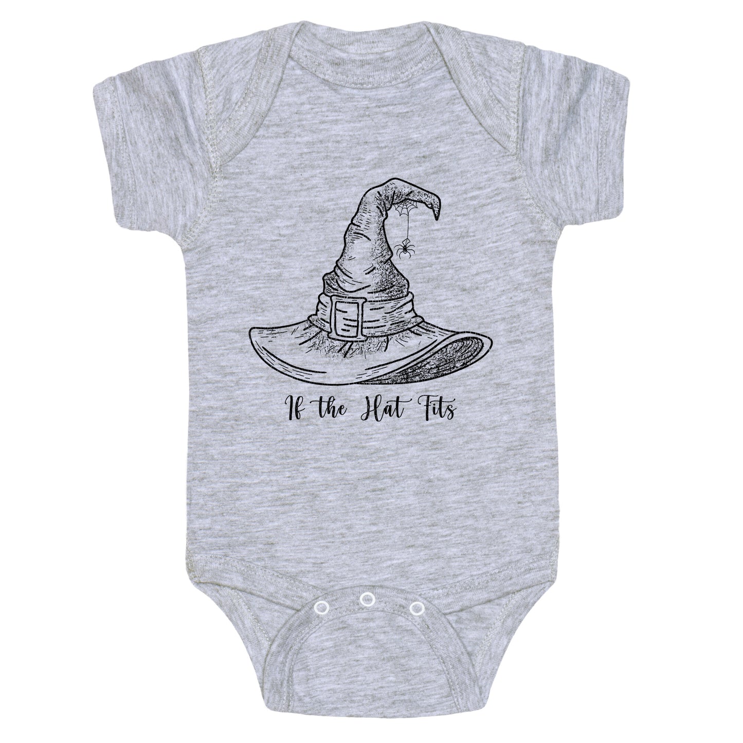 If the Hat Fits Halloween Witch Baby One-Piece