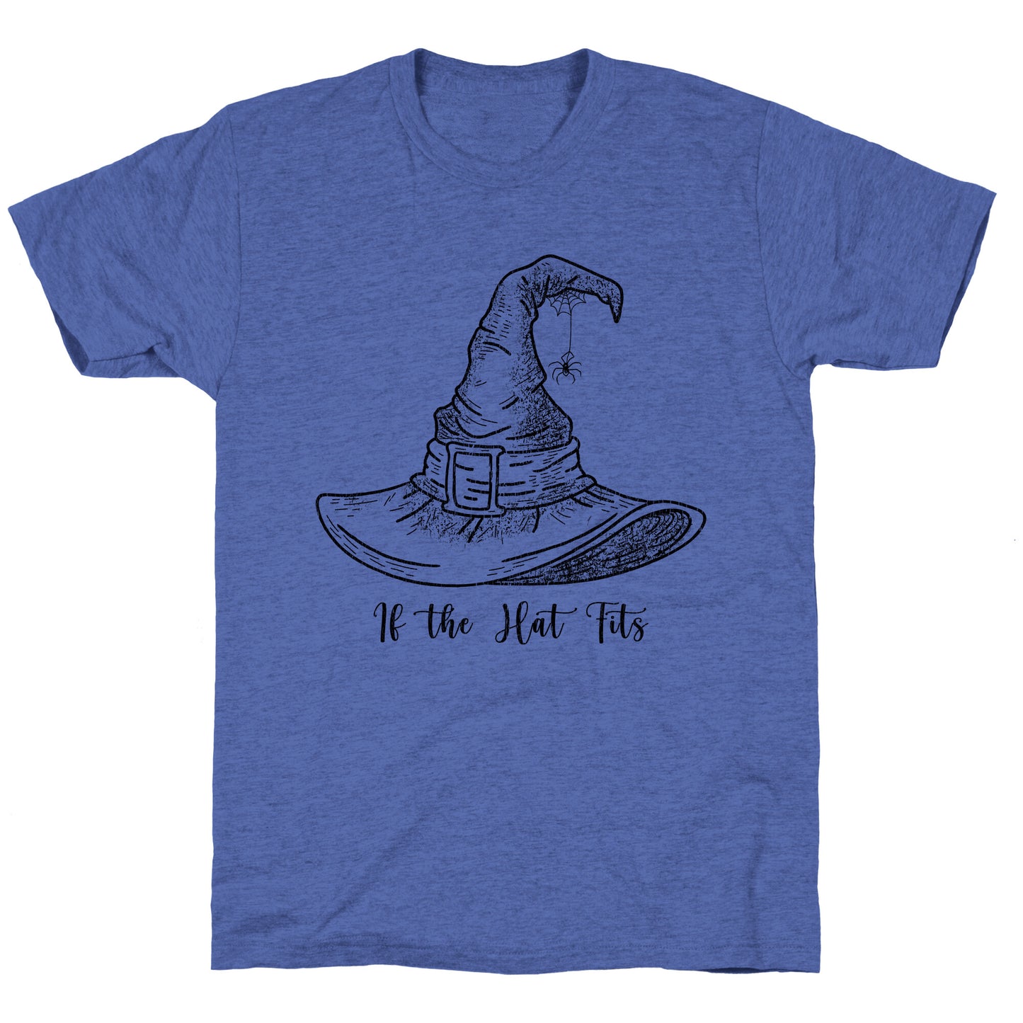 If the Hat Fits Halloween Witch Unisex Triblend Tee