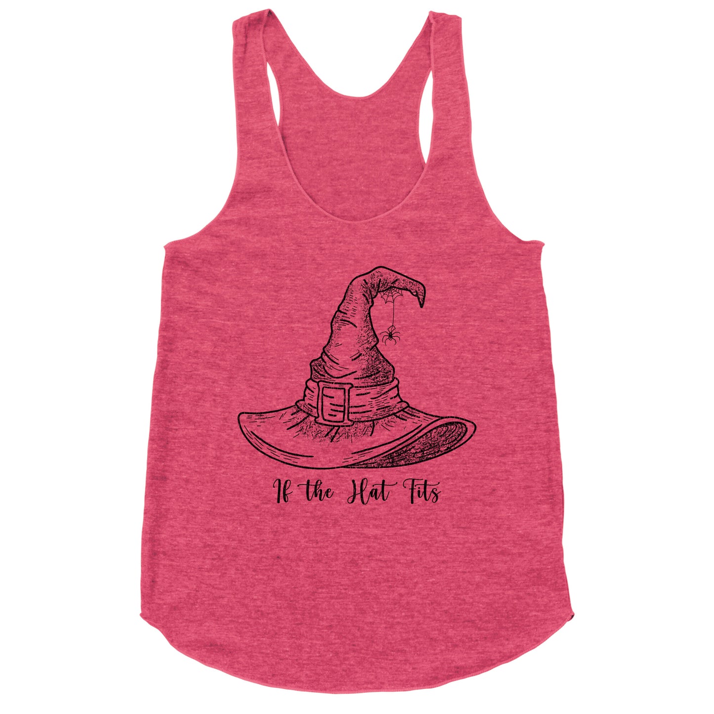 If the Hat Fits Halloween Witch Racerback Tank