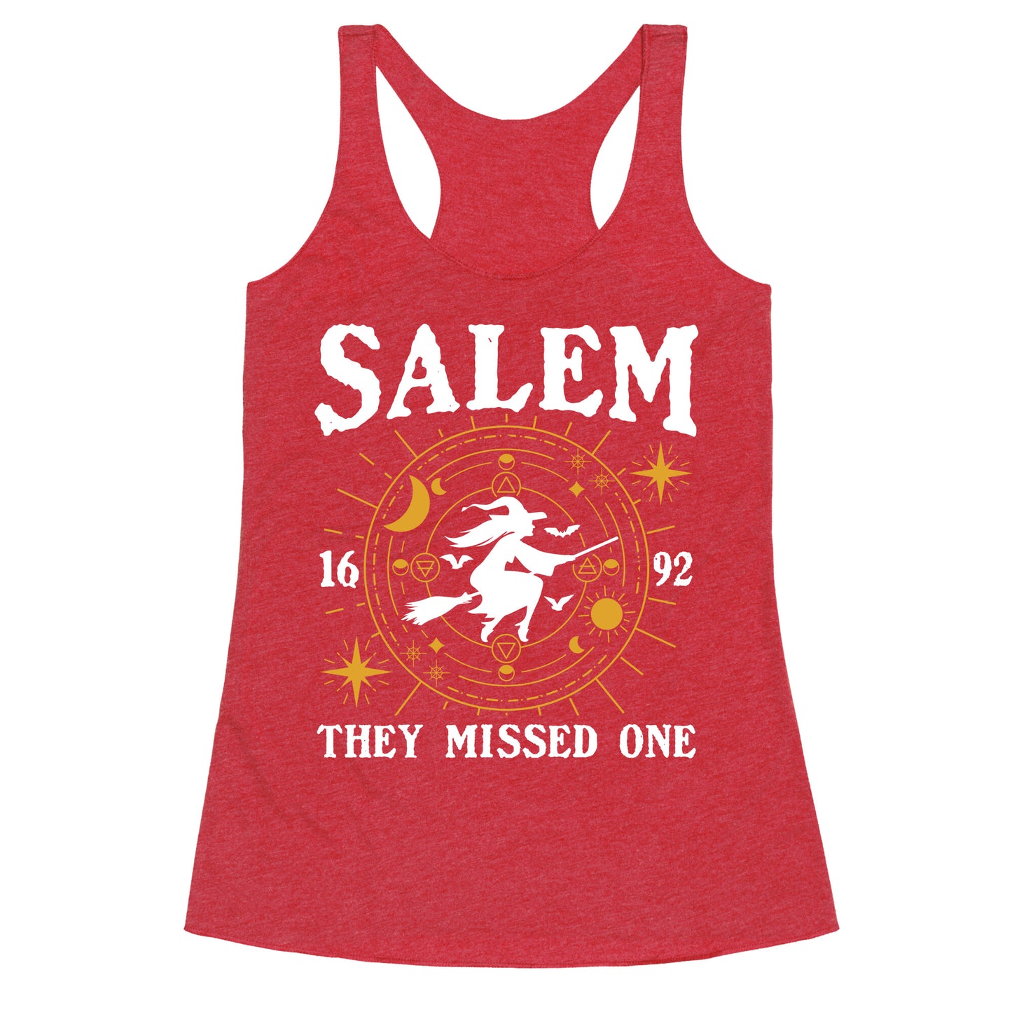 Salem They Missed One 1692 Racerback Tank