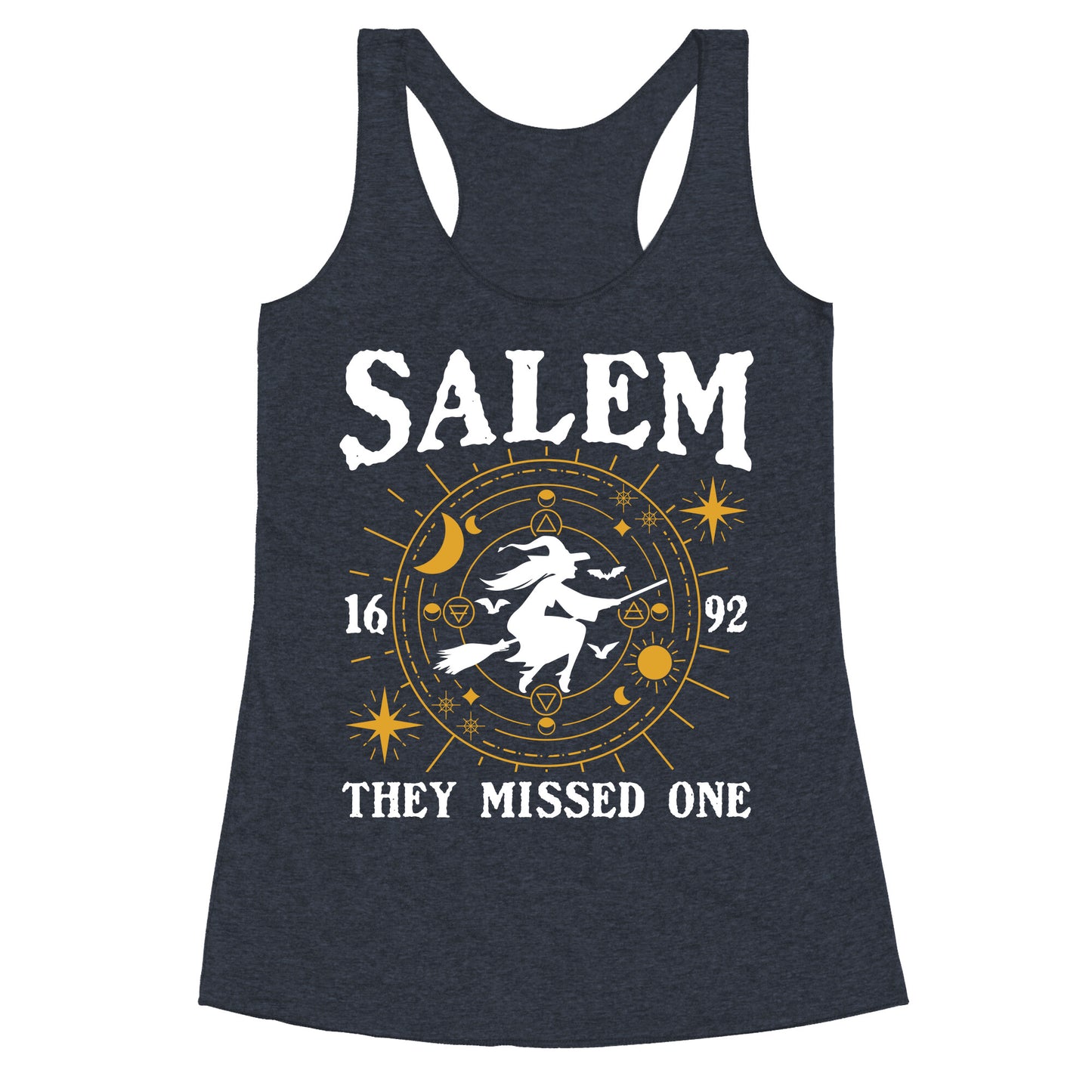 Salem They Missed One 1692 Racerback Tank