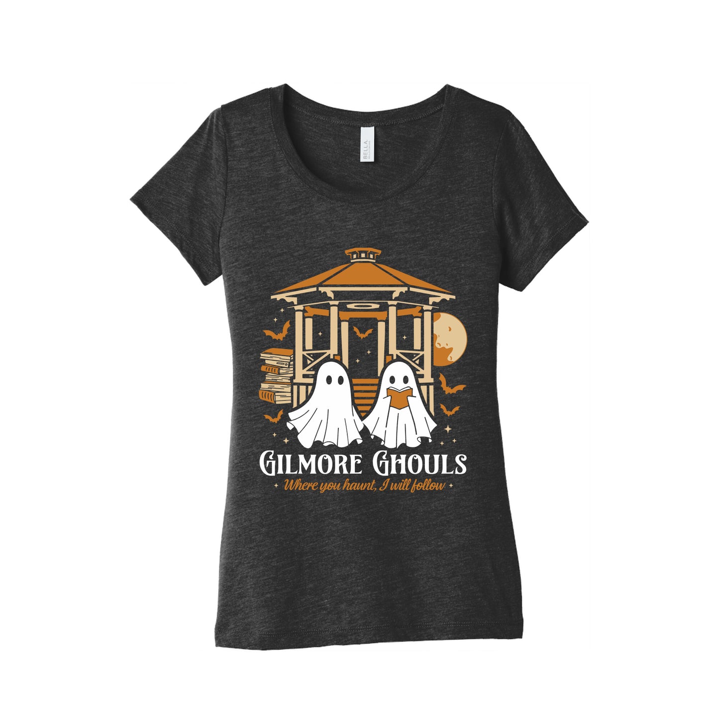 Gilmore Ghouls Halloween Womens Triblend Tee