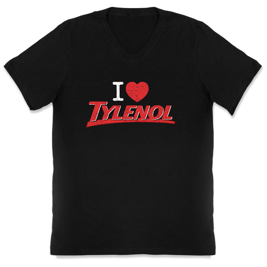 I Love Tylenol V-Neck
