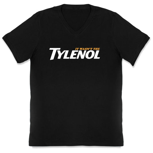 It Wasnt The Tylenol Autism Awareness V-Neck