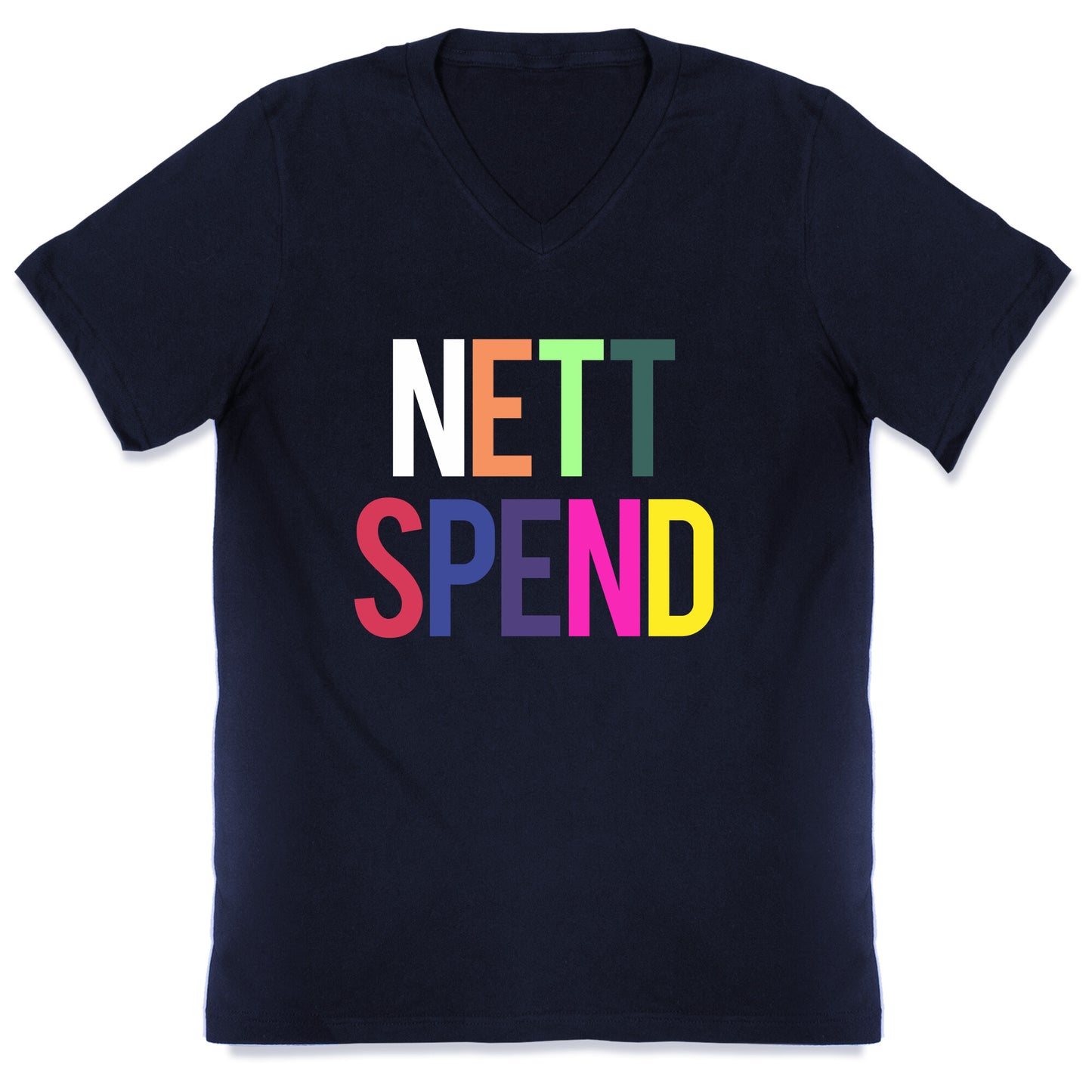Nett Spend Rainbow V-Neck