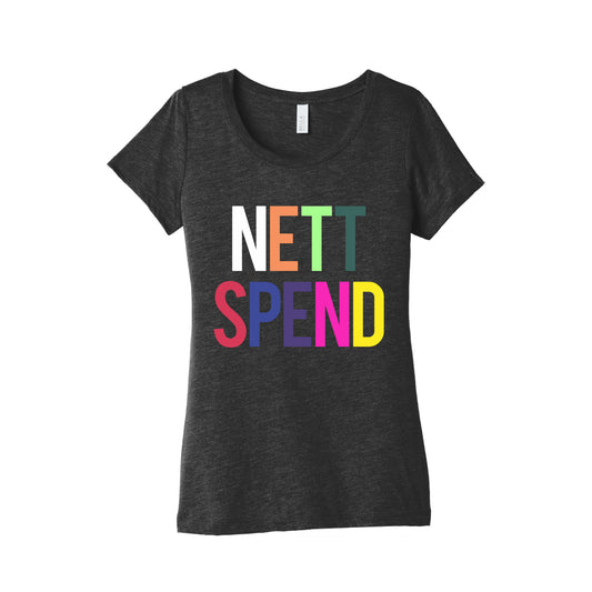 Nett Spend Rainbow Womens Triblend Tee