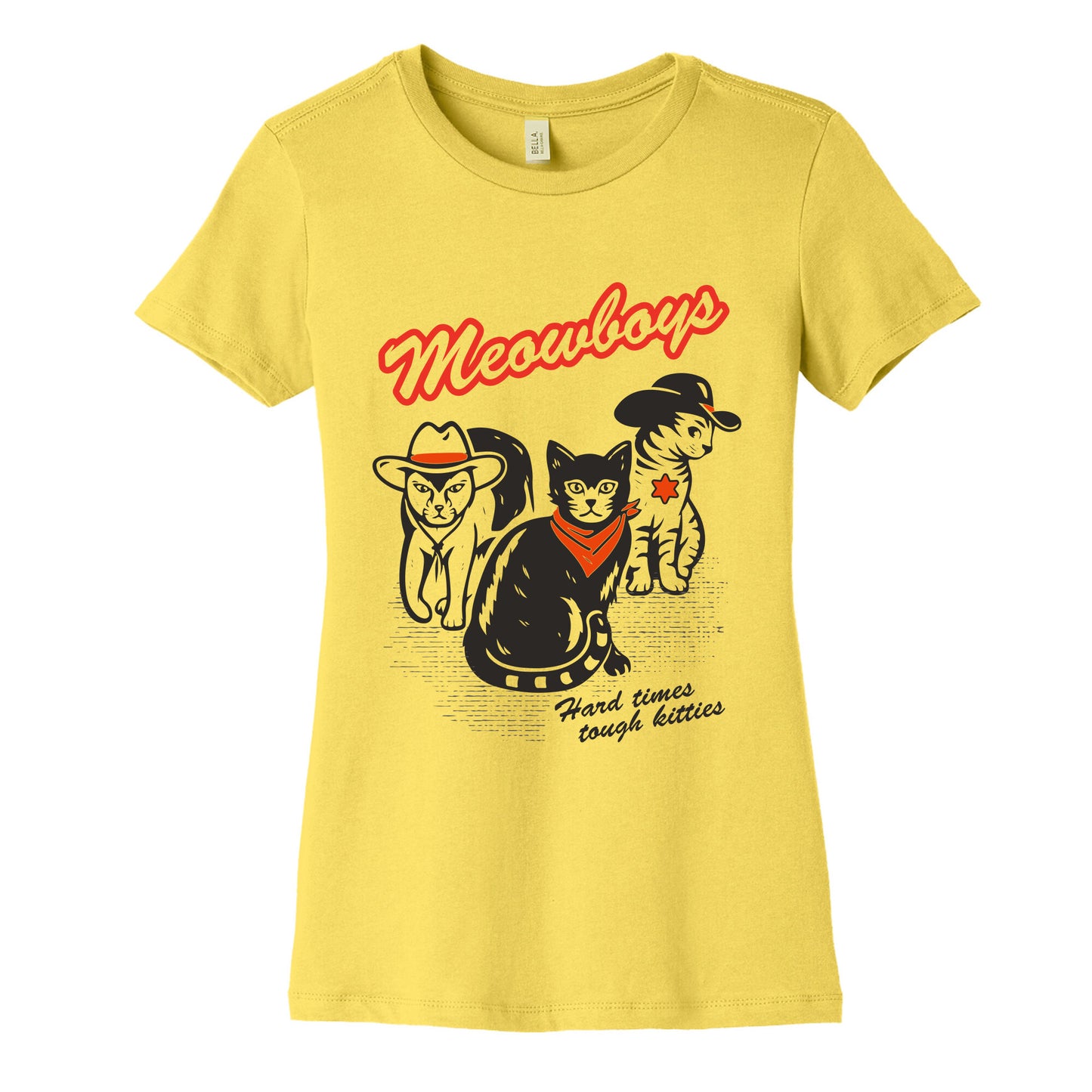 Meowboys Womens Cotton Tee