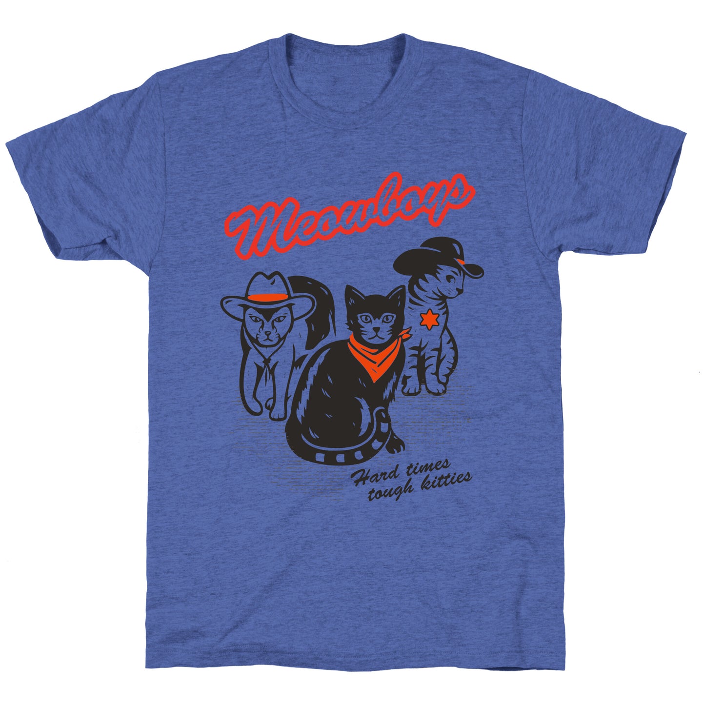 Meowboys Unisex Triblend Tee