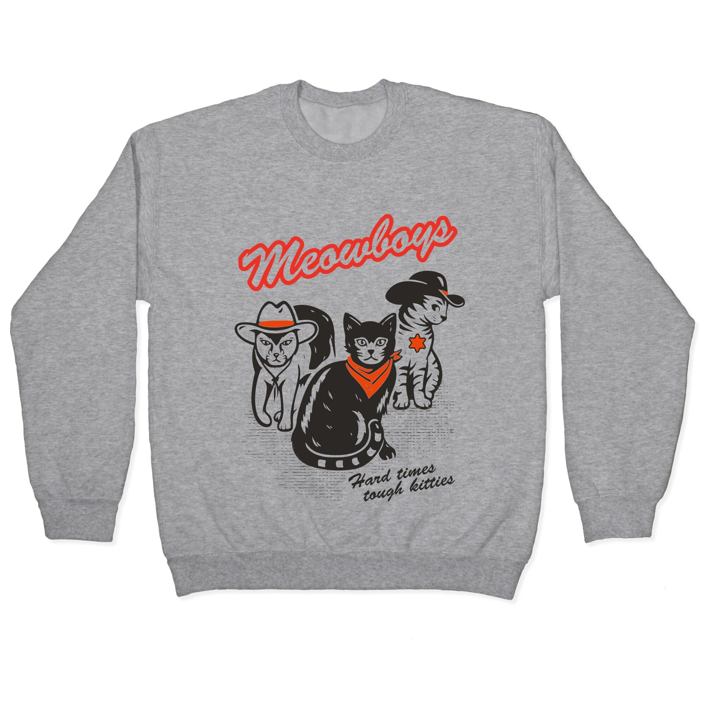 Meowboys Crewneck Sweatshirt
