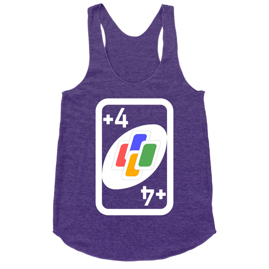 Uno Halloween Costume Racerback Tank