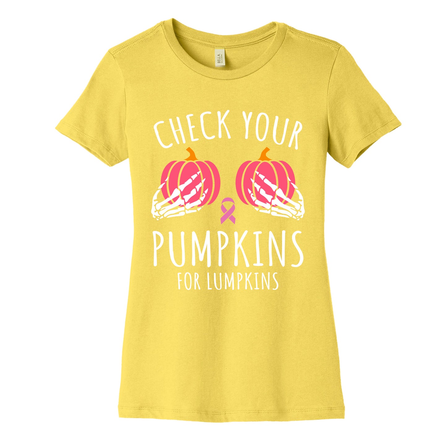 October Breast Cancer Awareness Womens Cotton Tee