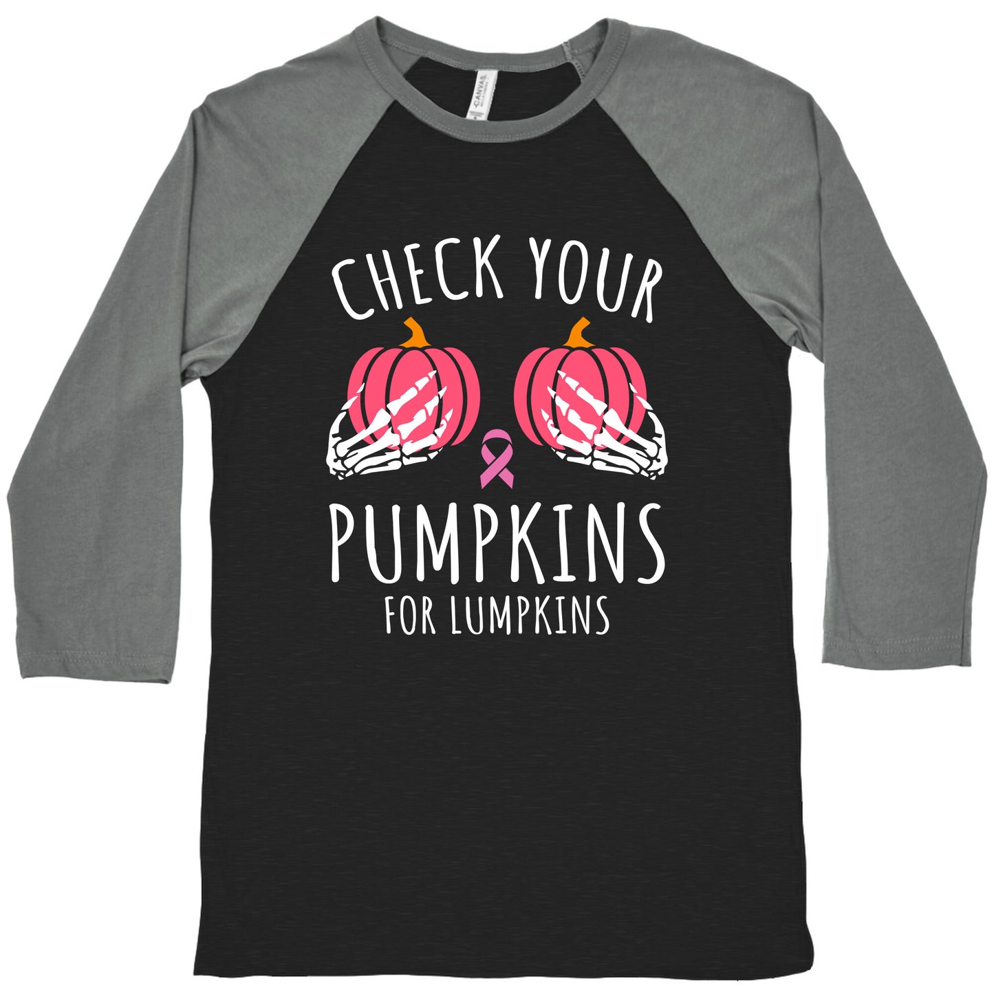 October Breast Cancer Awareness Baseball Tee