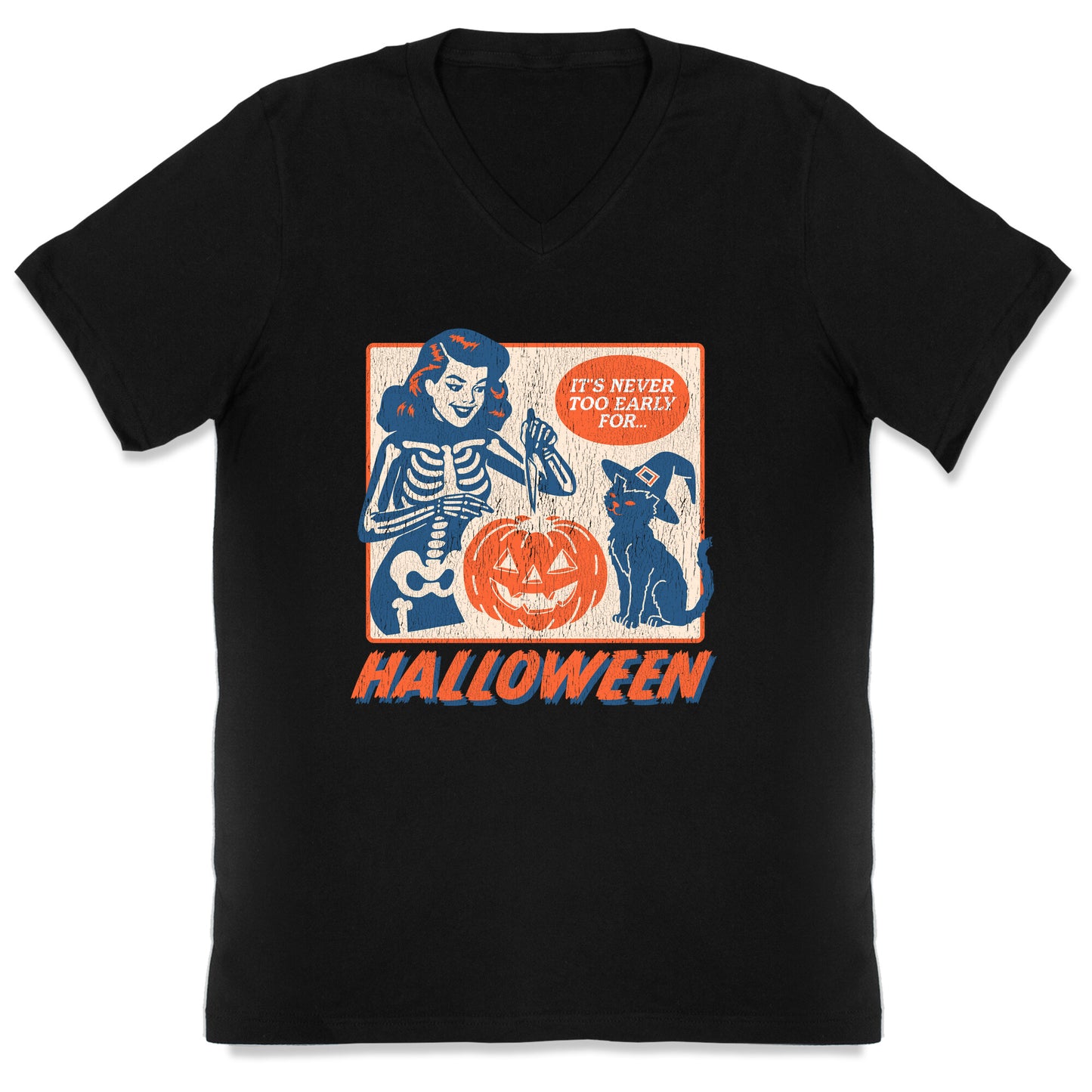 Never Too Early for Halloween V-Neck