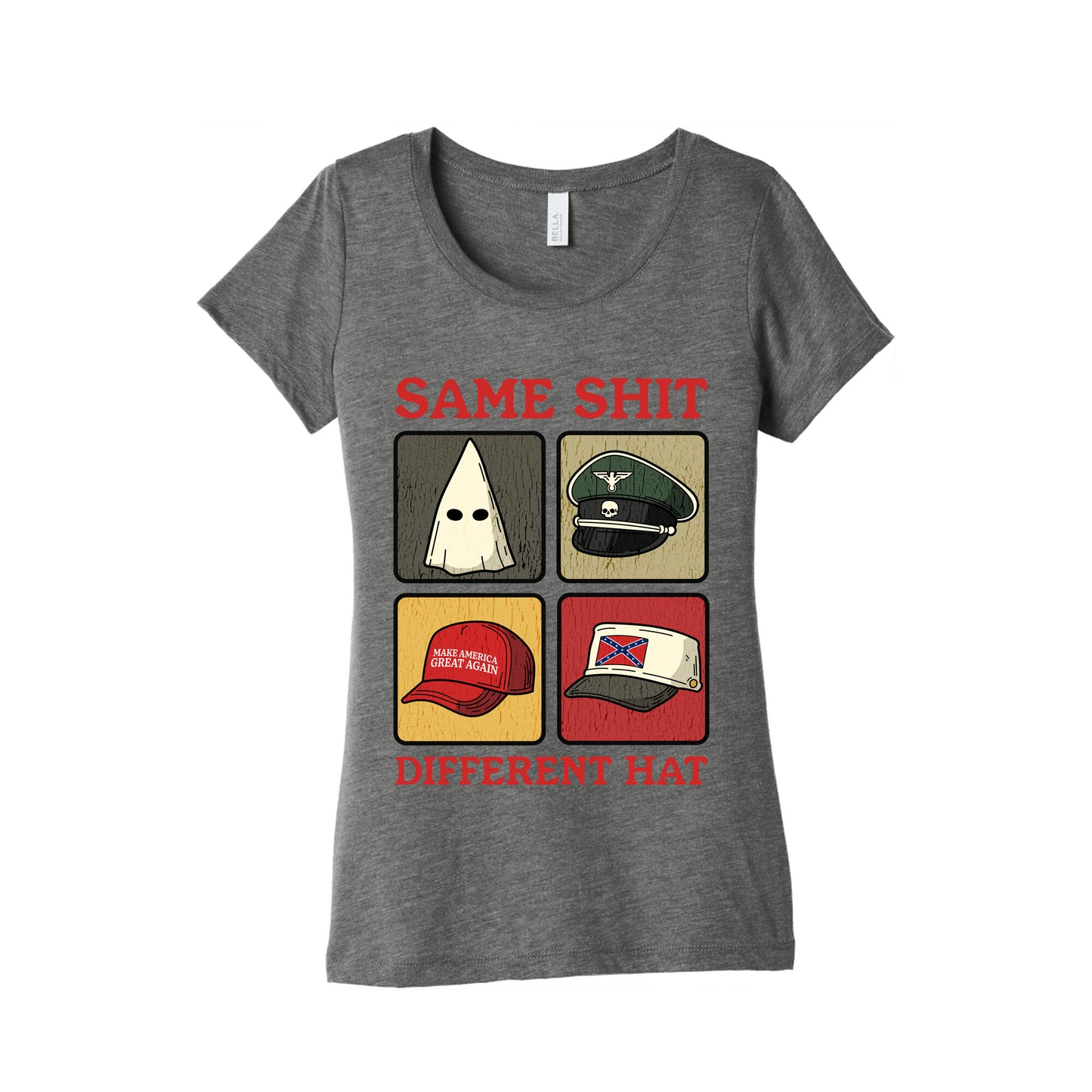 Same Shit Different Hat Womens Triblend Tee