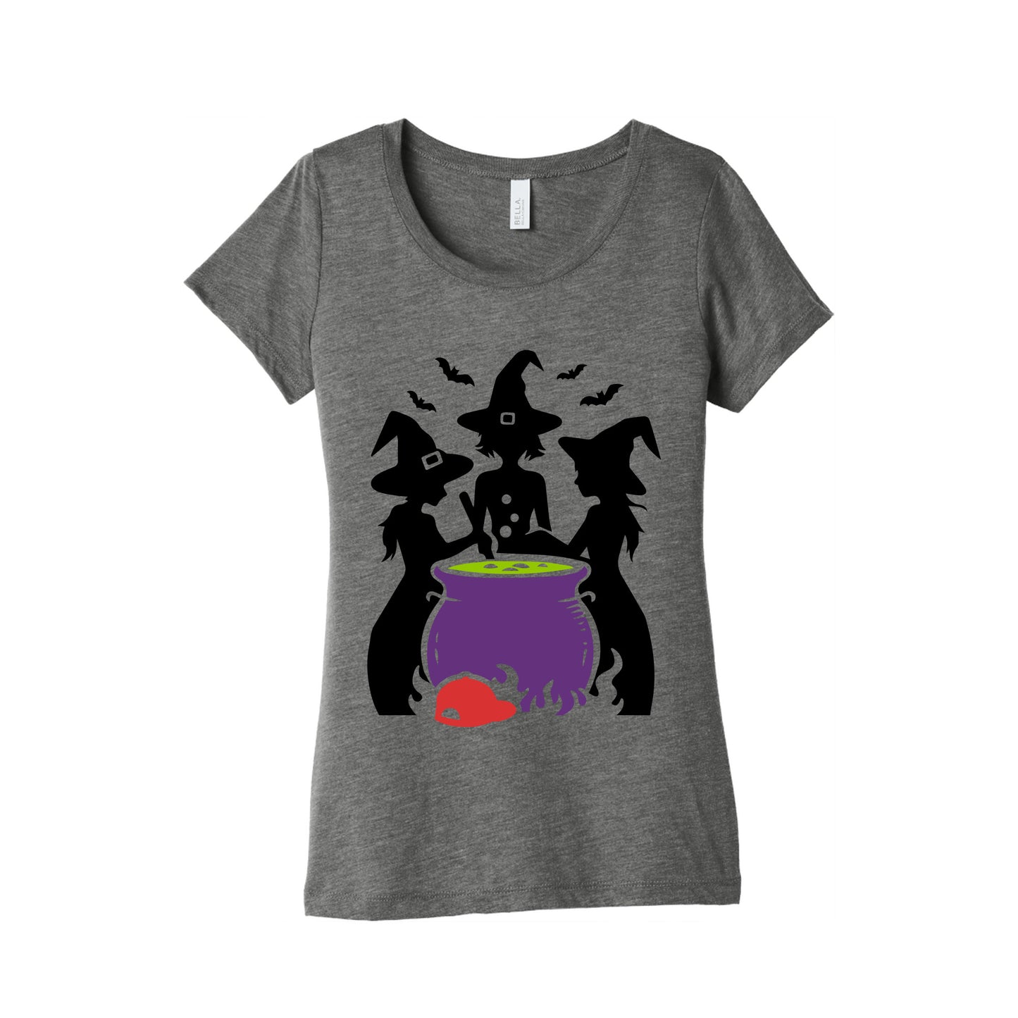 Witchy Political Protest Womens Triblend Tee