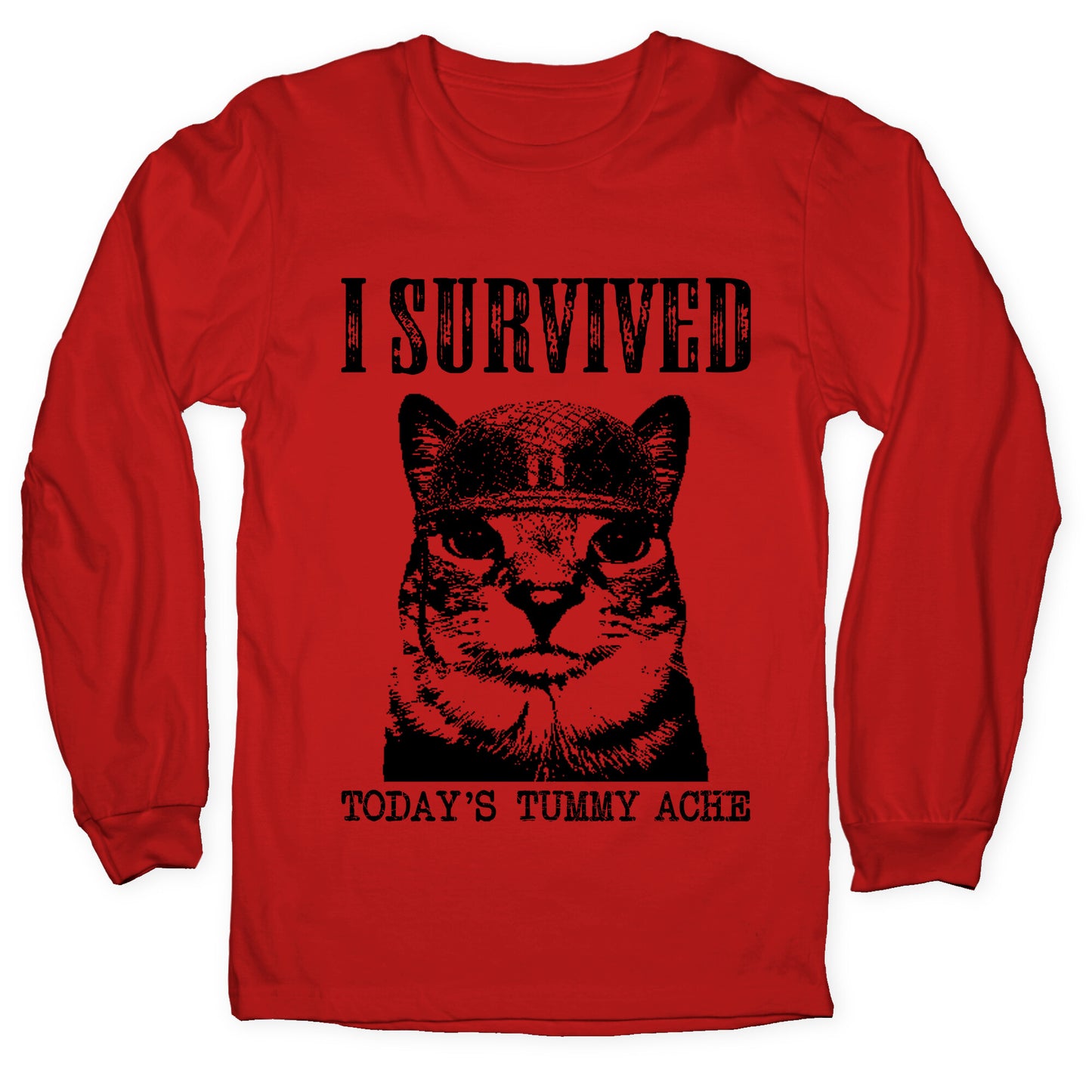 Tummy Ache Survivor Longsleeve Tee