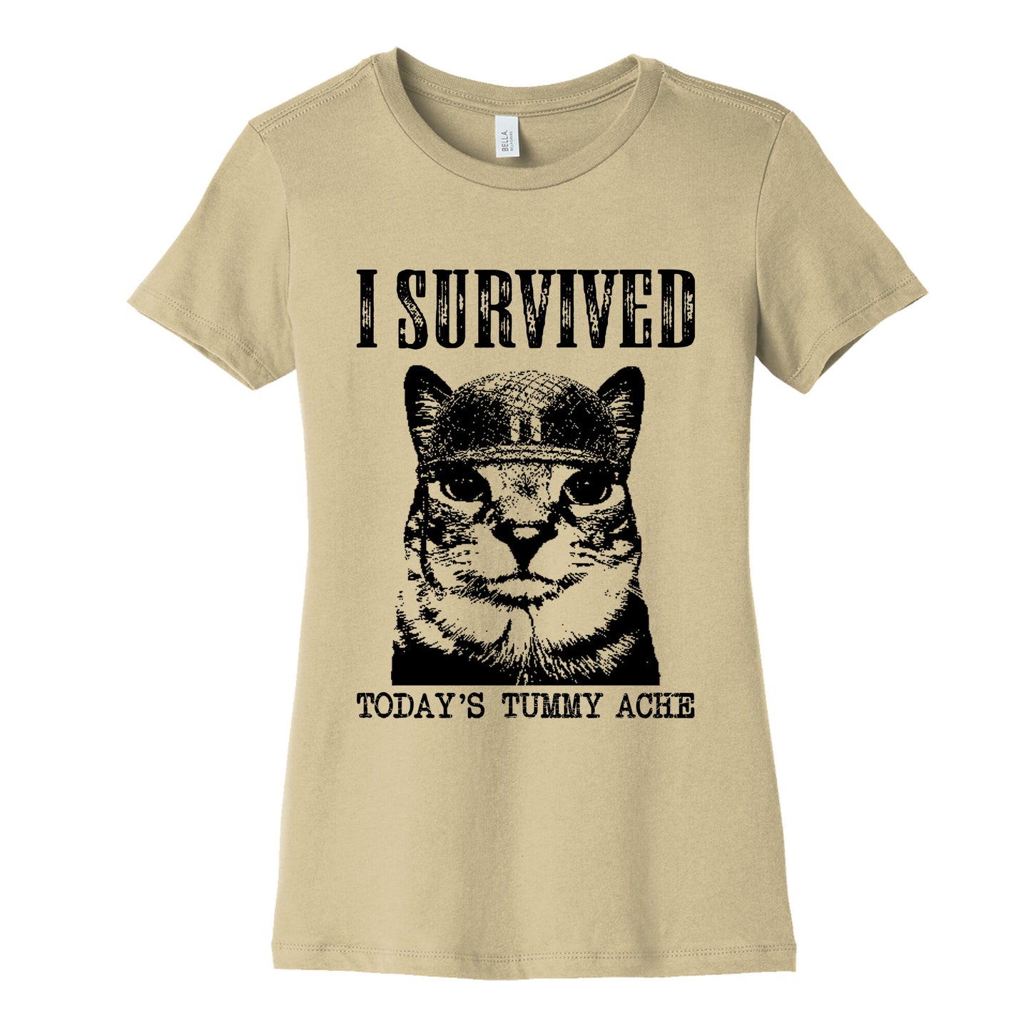 Tummy Ache Survivor Womens Cotton Tee