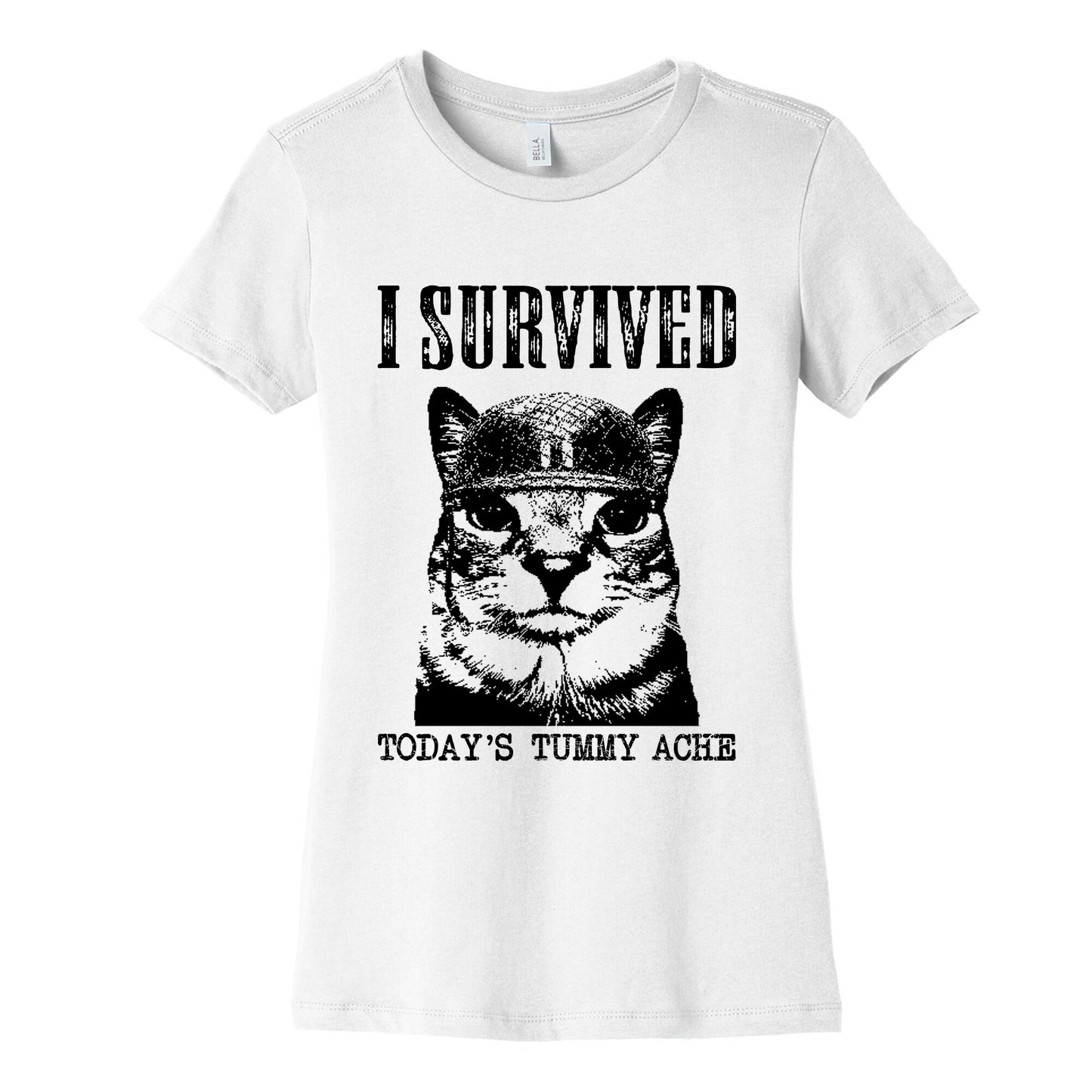 Tummy Ache Survivor Womens Cotton Tee