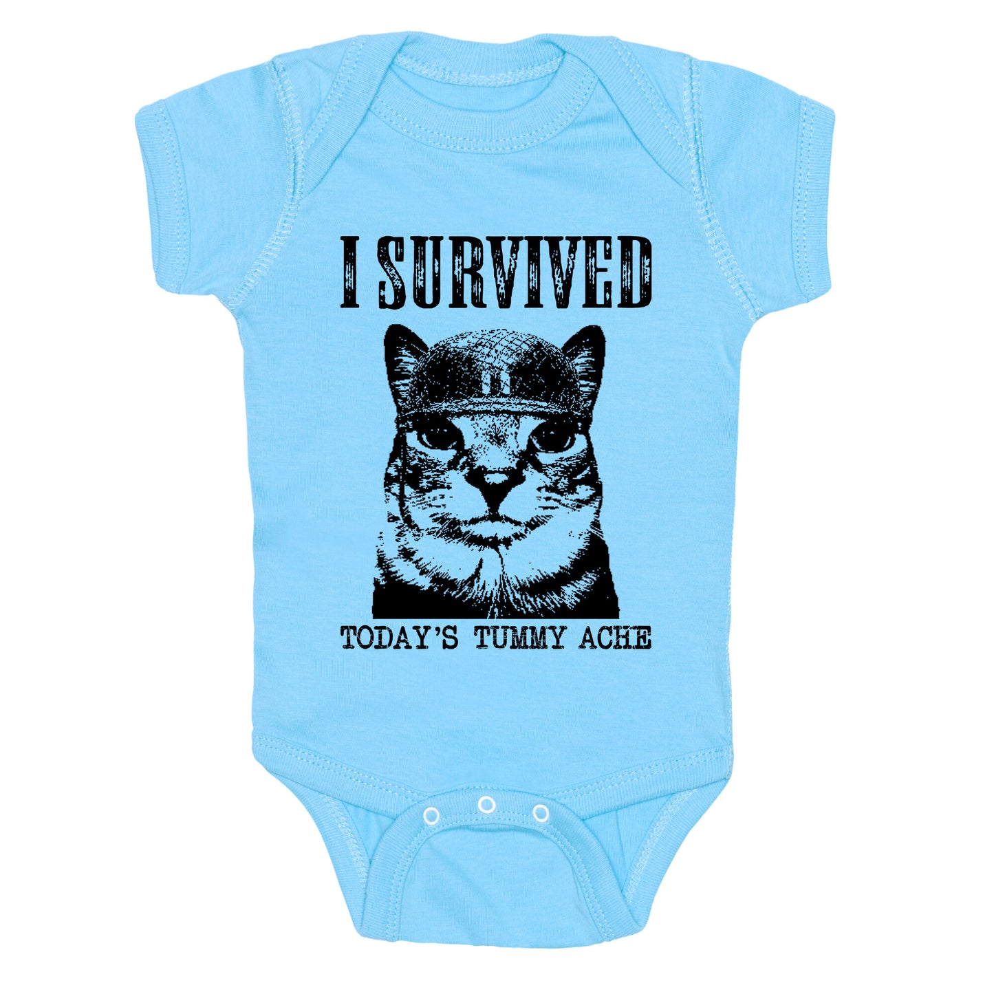 Tummy Ache Survivor Baby One-Piece