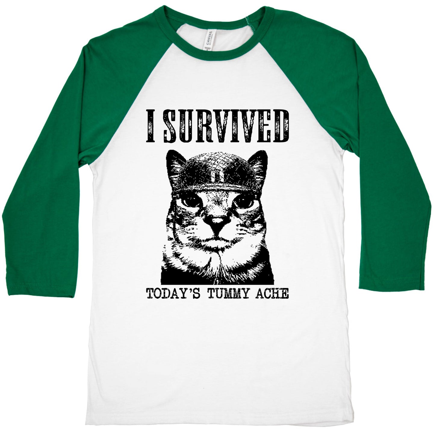 Tummy Ache Survivor Baseball Tee