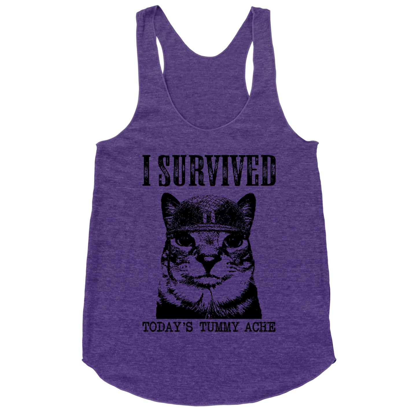 Tummy Ache Survivor Racerback Tank