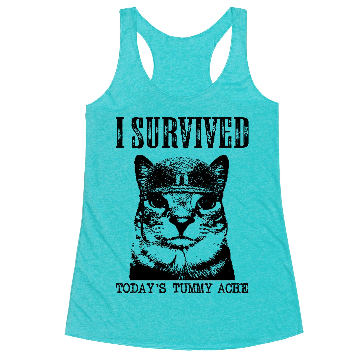 Tummy Ache Survivor Racerback Tank