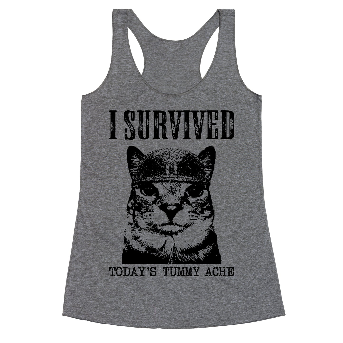 Tummy Ache Survivor Racerback Tank