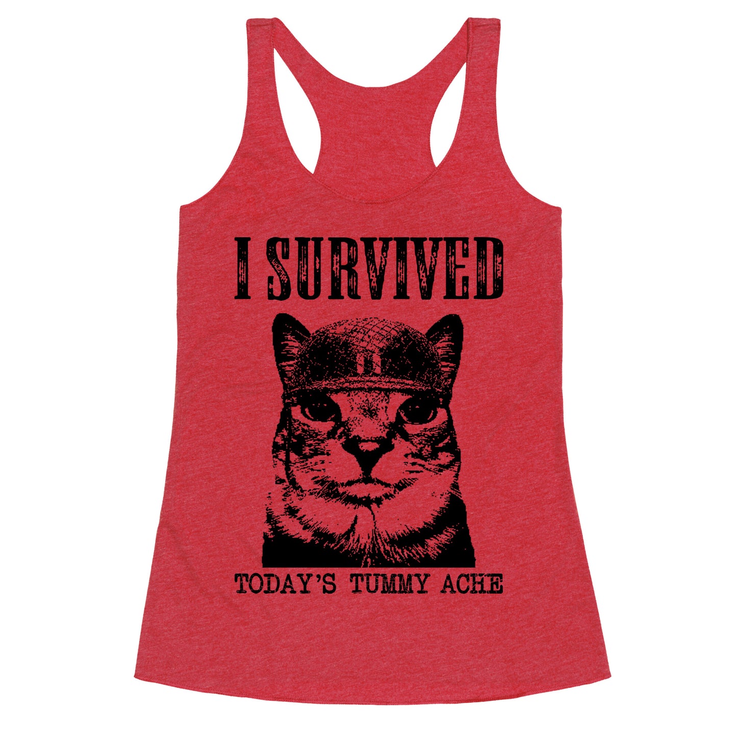 Tummy Ache Survivor Racerback Tank