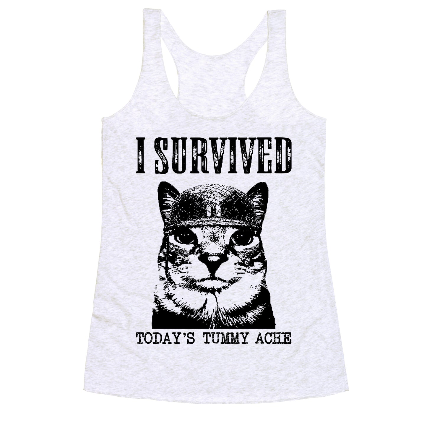 Tummy Ache Survivor Racerback Tank