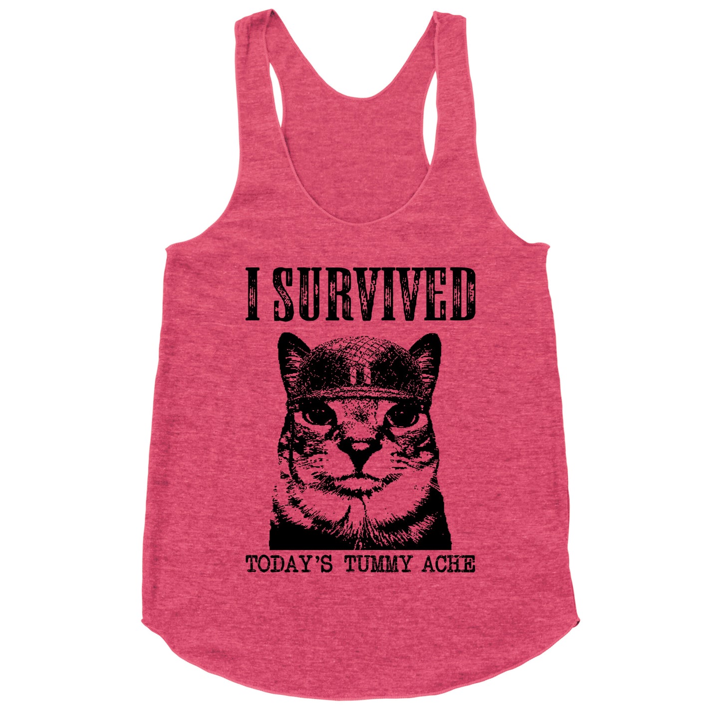 Tummy Ache Survivor Racerback Tank