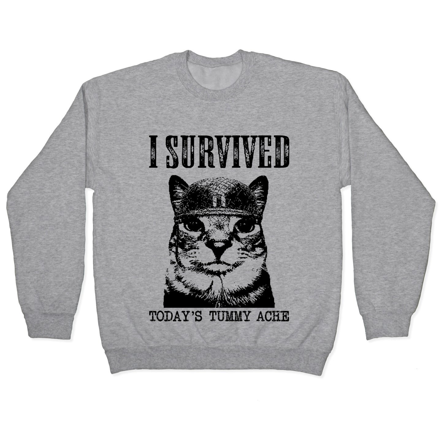 Tummy Ache Survivor Crewneck Sweatshirt