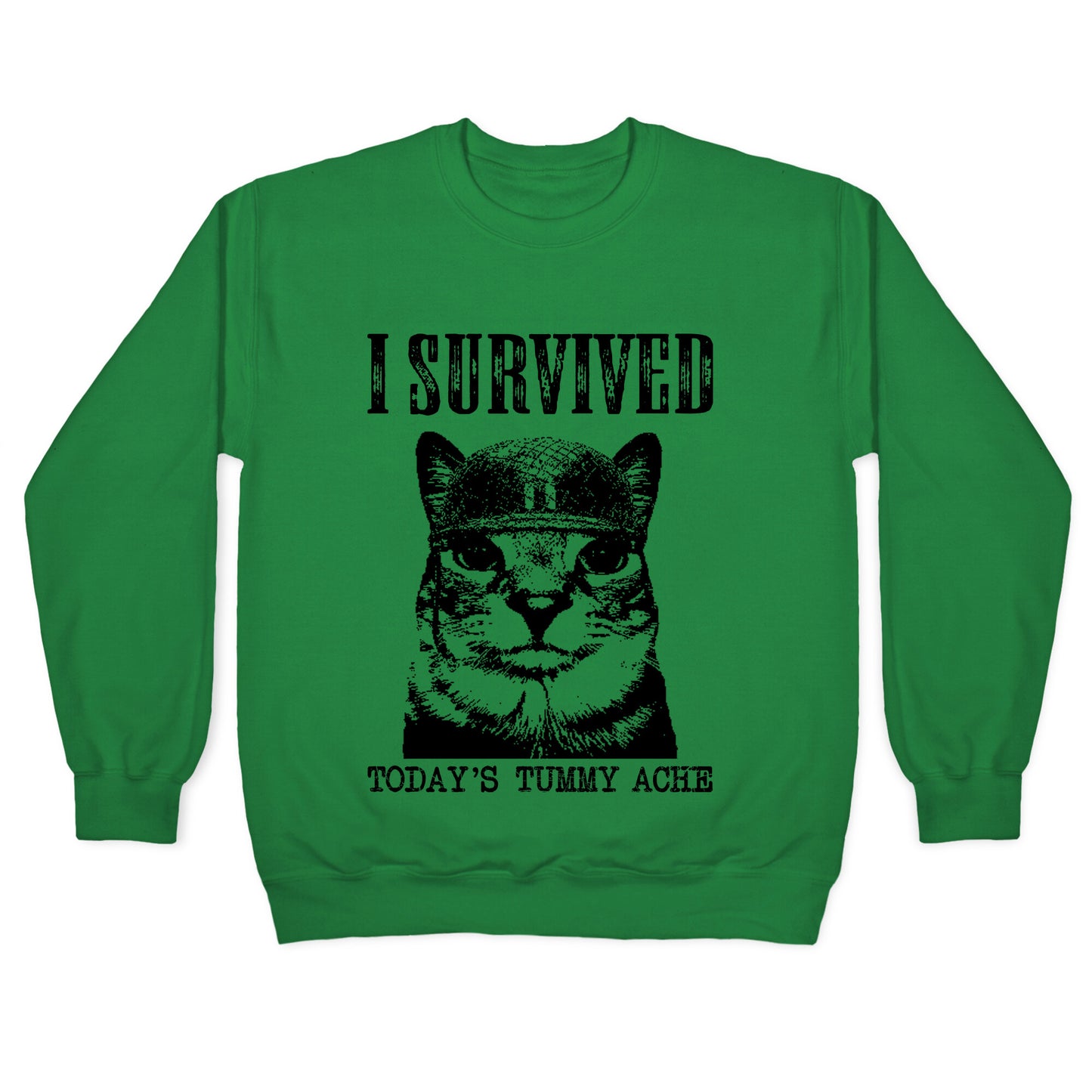 Tummy Ache Survivor Crewneck Sweatshirt