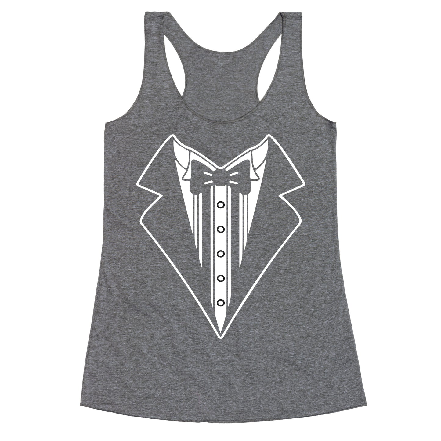 Tuxedo T Shirt Racerback Tank