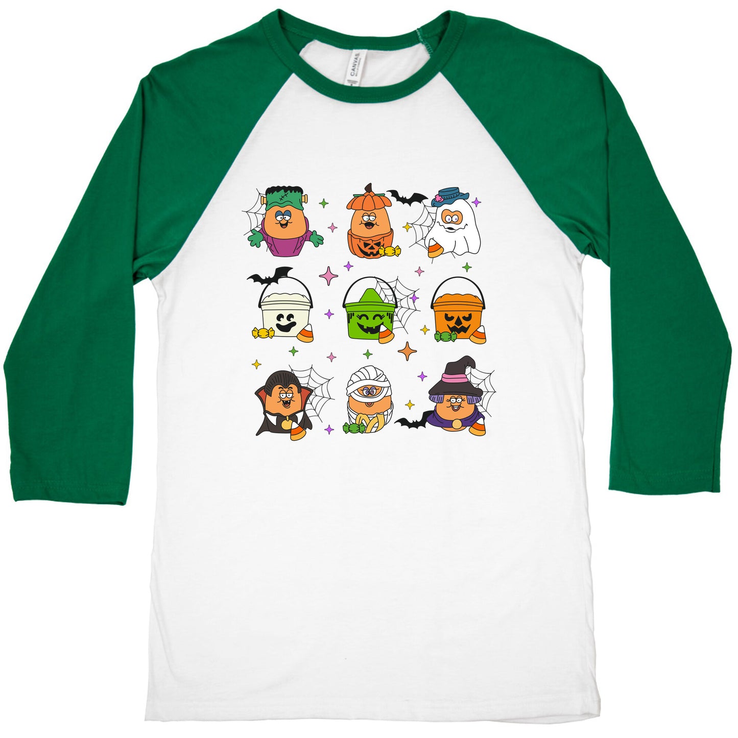 Spooky Nuggets Baseball Tee